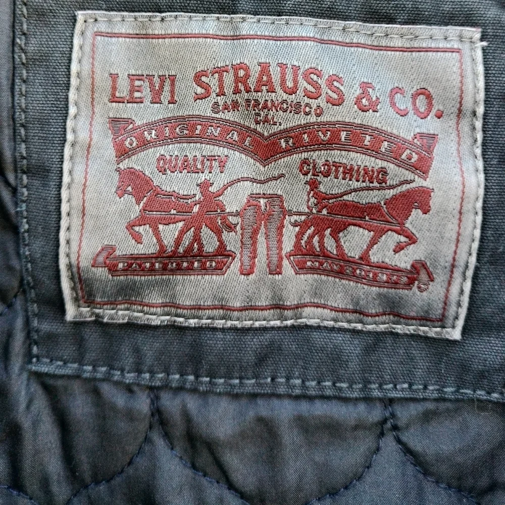 Levi's Military Jacket Detachable Hood Layered Look Cotton Men's Size M